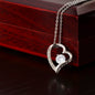 Regalo de lujo para hermana Collar con cristales de circonio para hermana Collar ajustable para hermana Regalo sentimental para hermana