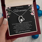 Sister Gifts in Spanish Collar De Corazon Para mi Querida Hermana Regalos De Cumpleaños Para Hermana Aniversario Regalo de Amor Para Hermana Collar Acabado Oro Blanco 14k o Oro Amarillo 18k Para Hermana