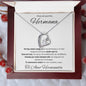 Regalo de lujo para hermana Collar con cristales de circonio para hermana Collar ajustable para hermana Regalo sentimental para hermana