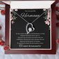 Sister Gifts in Spanish Collar De Corazon Para mi Querida Hermana Regalos De Cumpleaños Para Hermana Aniversario Regalo de Amor Para Hermana Collar Acabado Oro Blanco 14k o Oro Amarillo 18k Para Hermana
