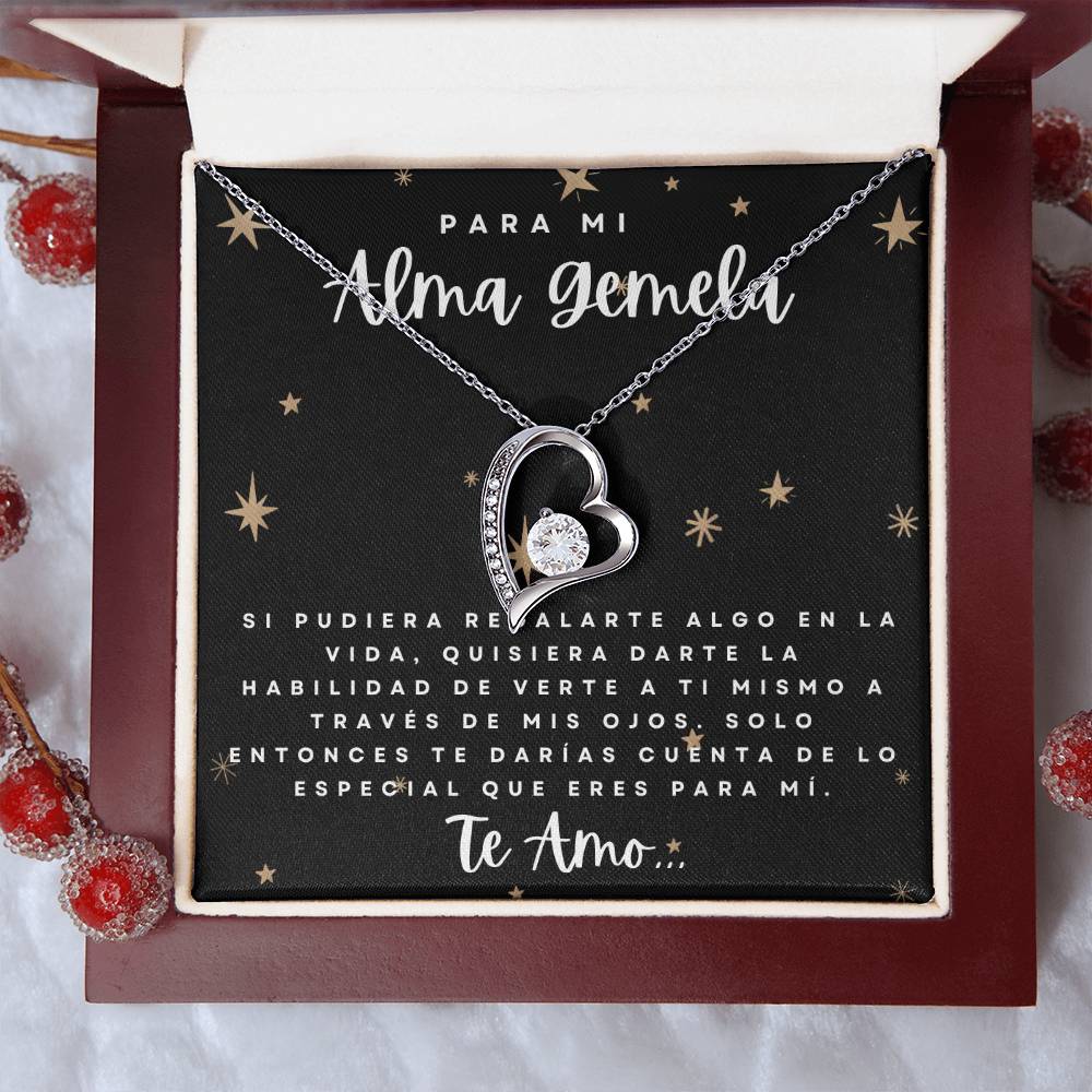 Regalo Para Mujer Collar Regalo De Cumpleaños Para Mi Novia, Pareja, Esposa Aniversario, En Español , Celebración Dia De La Madre , Regalo Navidad Para Mi Alma Gemela