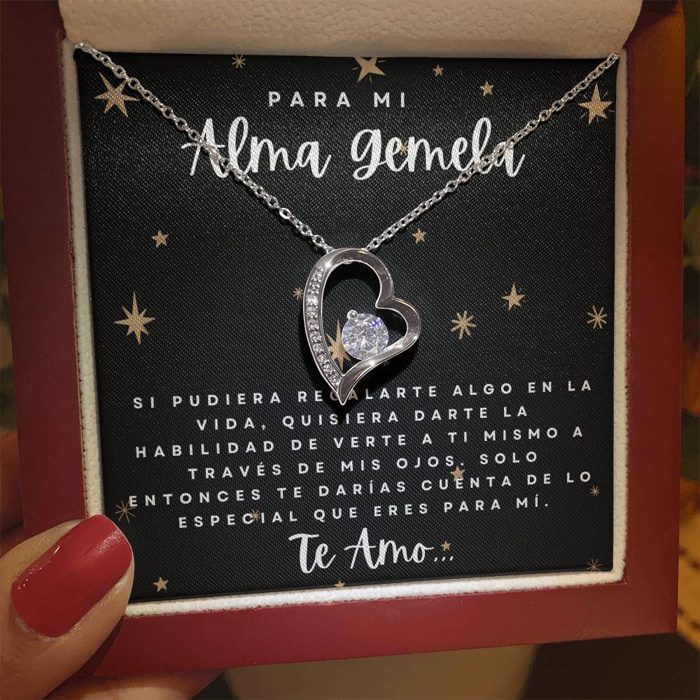 Regalo Para Mujer Collar Regalo De Cumpleaños Para Mi Novia, Pareja, Esposa Aniversario, En Español , Celebración Dia De La Madre , Regalo Navidad Para Mi Alma Gemela