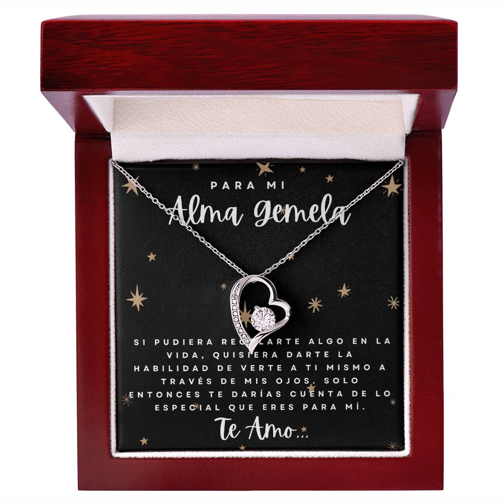 Regalo Para Mujer Collar Regalo De Cumpleaños Para Mi Novia, Pareja, Esposa Aniversario, En Español , Celebración Dia De La Madre , Regalo Navidad Para Mi Alma Gemela