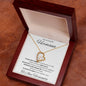 Regalo de lujo para hermana Collar con cristales de circonio para hermana Collar ajustable para hermana Regalo sentimental para hermana
