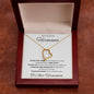 Regalo de lujo para hermana Collar con cristales de circonio para hermana Collar ajustable para hermana Regalo sentimental para hermana
