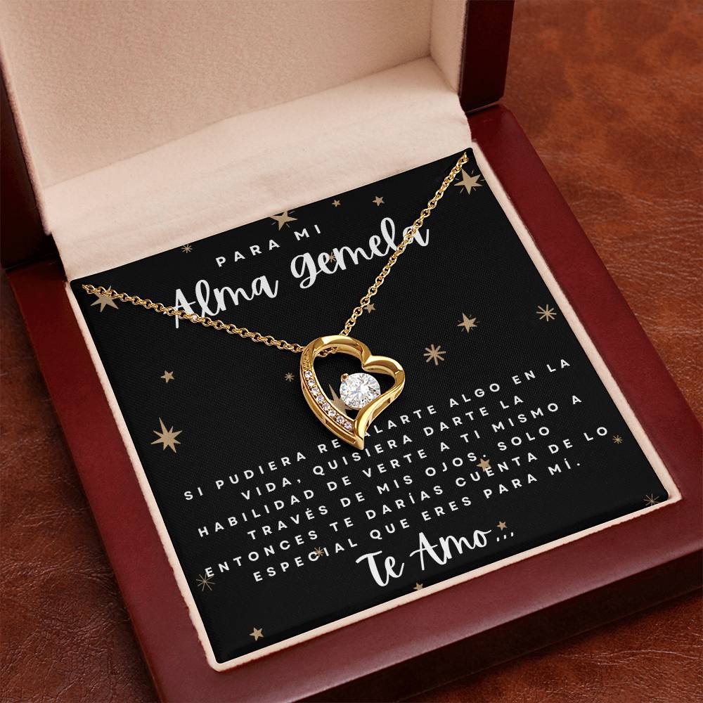 Regalo Para Mujer Collar Regalo De Cumpleaños Para Mi Novia, Pareja, Esposa Aniversario, En Español , Celebración Dia De La Madre , Regalo Navidad Para Mi Alma Gemela