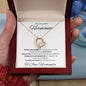 Regalo de lujo para hermana Collar con cristales de circonio para hermana Collar ajustable para hermana Regalo sentimental para hermana