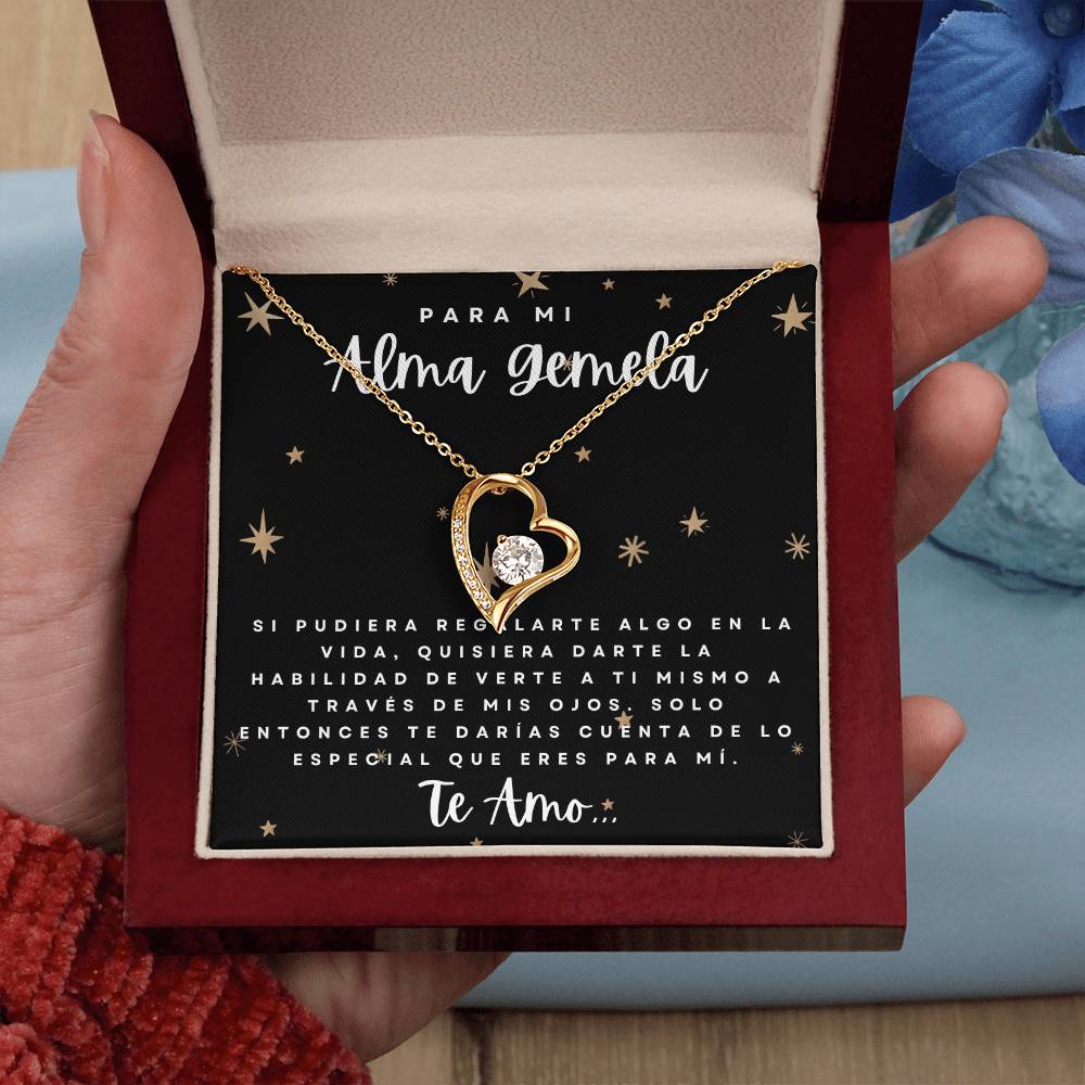 Regalo Para Mujer Collar Regalo De Cumpleaños Para Mi Novia, Pareja, Esposa Aniversario, En Español , Celebración Dia De La Madre , Regalo Navidad Para Mi Alma Gemela