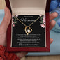Sister Gifts in Spanish Collar De Corazon Para mi Querida Hermana Regalos De Cumpleaños Para Hermana Aniversario Regalo de Amor Para Hermana Collar Acabado Oro Blanco 14k o Oro Amarillo 18k Para Hermana