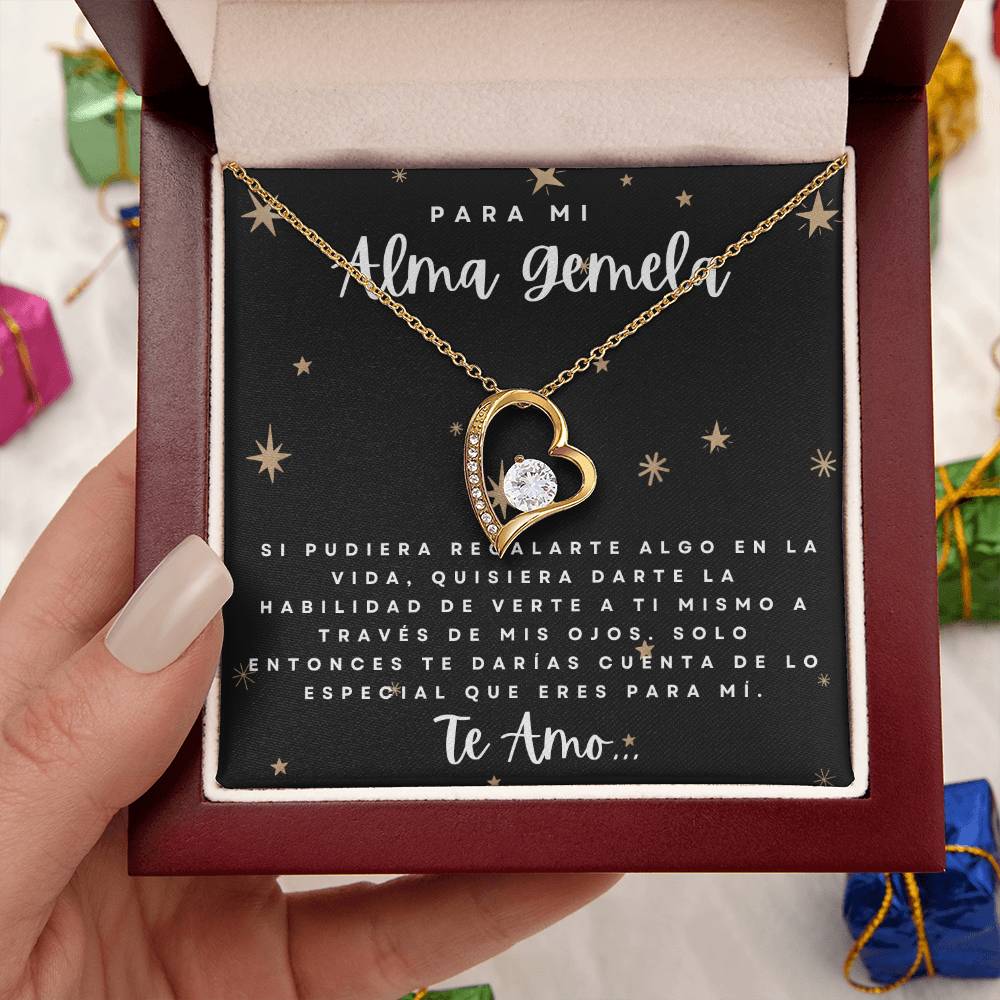 Regalo Para Mujer Collar Regalo De Cumpleaños Para Mi Novia, Pareja, Esposa Aniversario, En Español , Celebración Dia De La Madre , Regalo Navidad Para Mi Alma Gemela