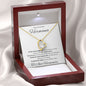 Regalo de lujo para hermana Collar con cristales de circonio para hermana Collar ajustable para hermana Regalo sentimental para hermana