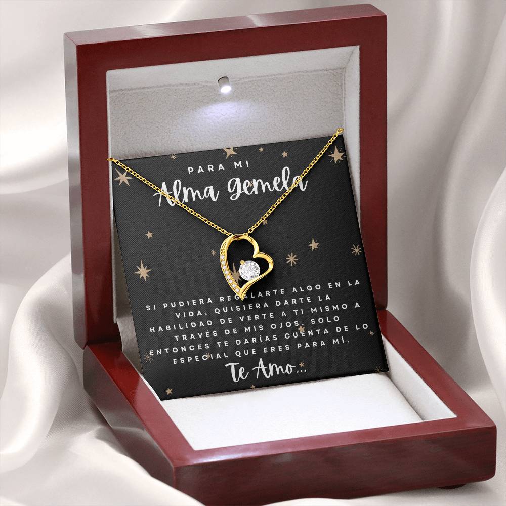 Regalo Para Mujer Collar Regalo De Cumpleaños Para Mi Novia, Pareja, Esposa Aniversario, En Español , Celebración Dia De La Madre , Regalo Navidad Para Mi Alma Gemela