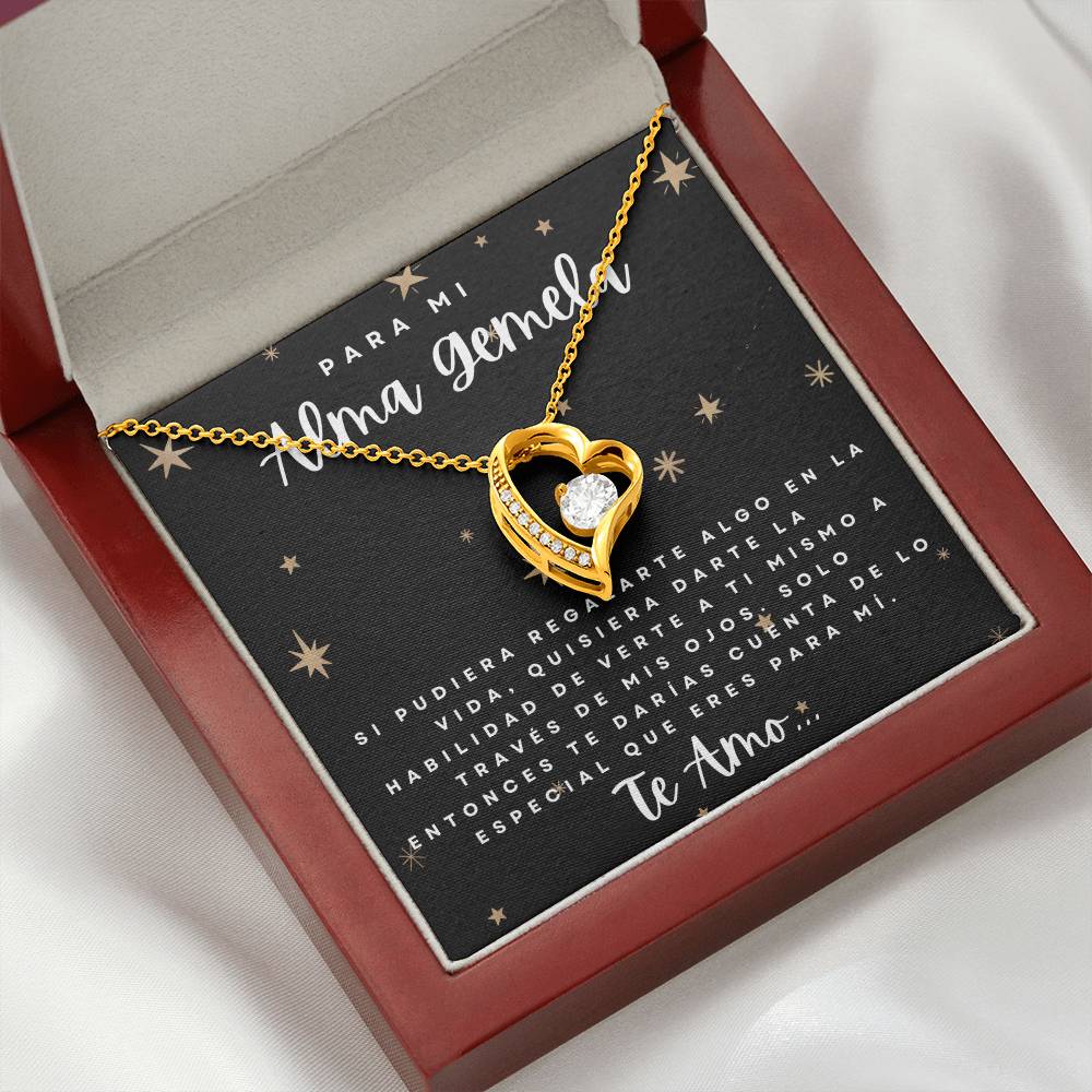 Regalo Para Mujer Collar Regalo De Cumpleaños Para Mi Novia, Pareja, Esposa Aniversario, En Español , Celebración Dia De La Madre , Regalo Navidad Para Mi Alma Gemela