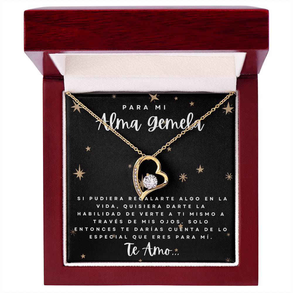 Regalo Para Mujer Collar Regalo De Cumpleaños Para Mi Novia, Pareja, Esposa Aniversario, En Español , Celebración Dia De La Madre , Regalo Navidad Para Mi Alma Gemela