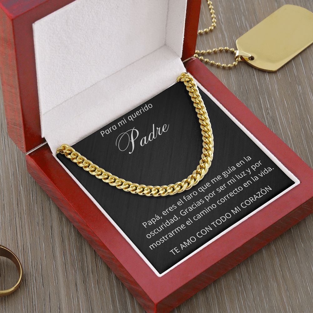 Regalo de hijo para papa collar para hombre regalo de hija para padre