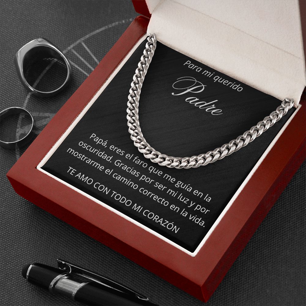 Regalo de hijo para papa collar para hombre regalo de hija para padre