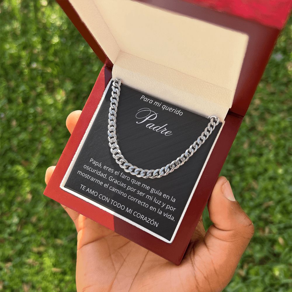 Regalo de hijo para papa collar para hombre regalo de hija para padre