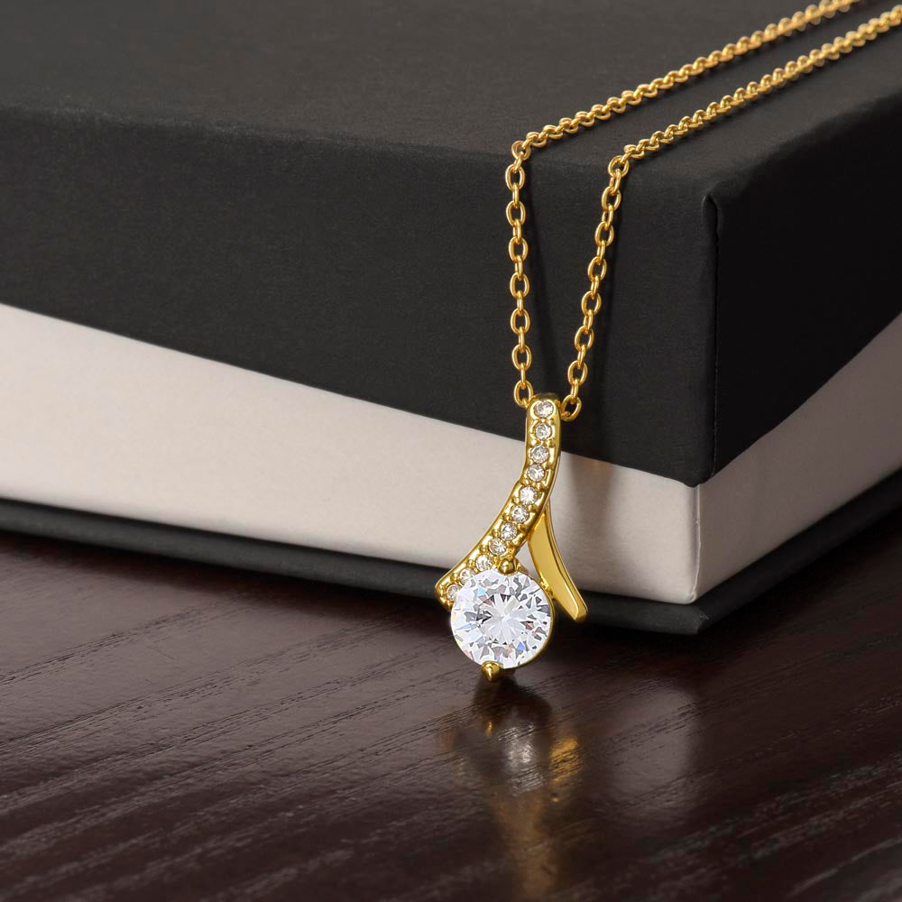 Regalo Para Mi Querida Hija Con Amor Regalo Para Mujer Joya Collar Mensaje de Amor Para Hija Joyería Para Hija De Mamá, Regalo Aniversario de Padre Para Hija