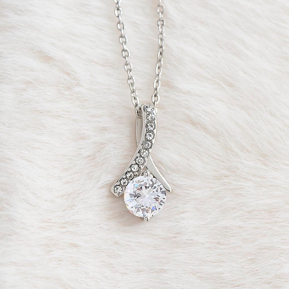 Regalo Para Mi Querida Hija Con Amor Regalo Para Mujer Joya Collar Mensaje de Amor Para Hija Joyería Para Hija De Mamá, Regalo Aniversario de Padre Para Hija