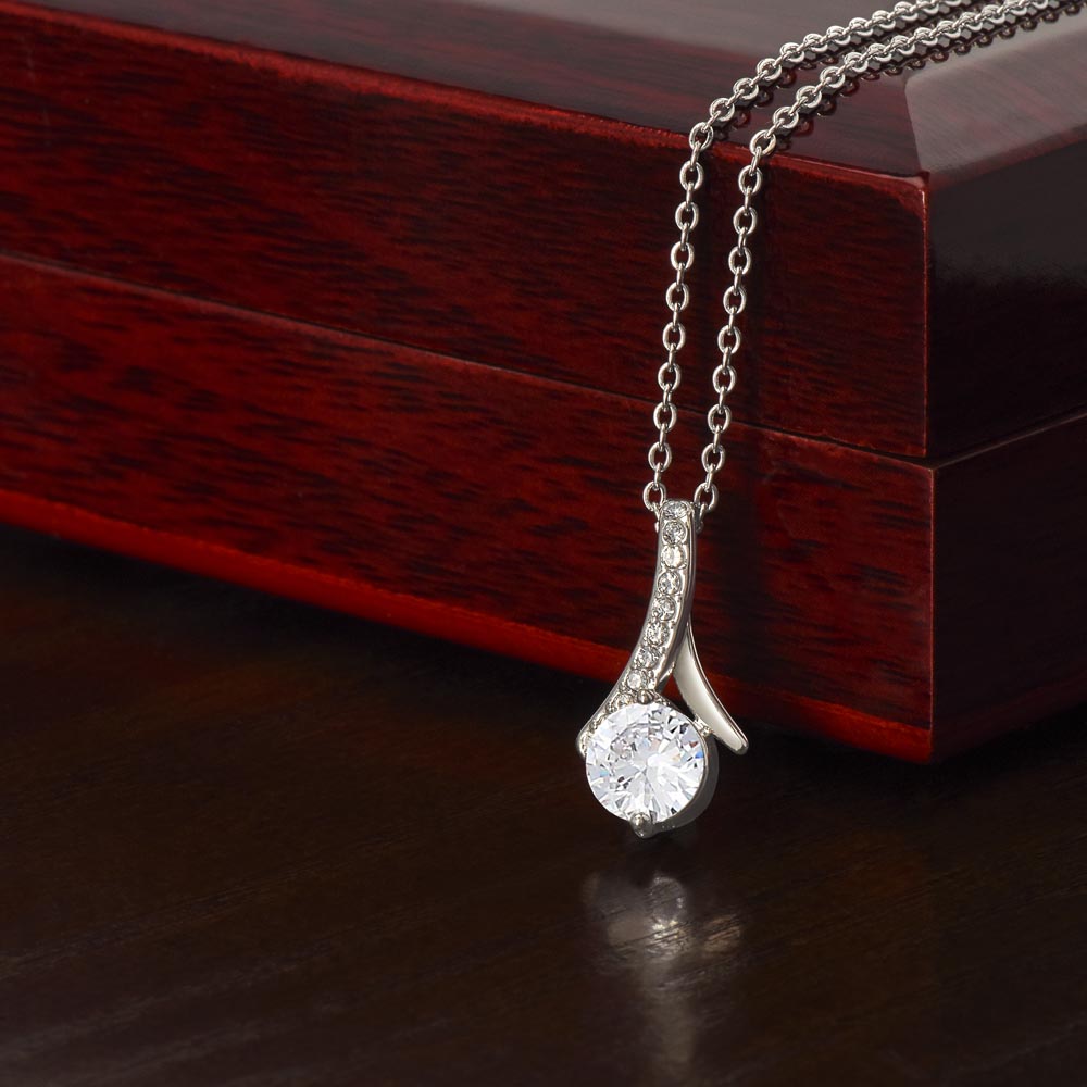 Regalo Para Mi Querida Hija Con Amor Regalo Para Mujer Joya Collar Mensaje de Amor Para Hija Joyería Para Hija De Mamá, Regalo Aniversario de Padre Para Hija