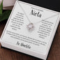 Regalo De Abuela Para Nieta Regalo Confirmación Para Nieta Mujer Collar de Regalo de Abuelos Graduación, Spanish Gift for Niece