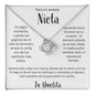 Regalo De Abuela Para Nieta Regalo Confirmación Para Nieta Mujer Collar de Regalo de Abuelos Graduación, Spanish Gift for Niece