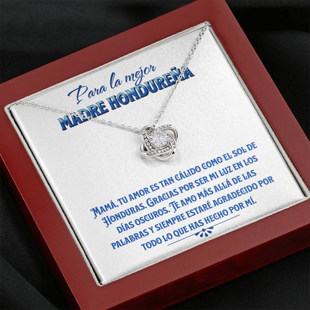 Regalo Para Mama De Honduras En El Dia De Las Madres - Joyeria de Regalo Para Mujer En Su Cumpleaños Joya Collar Para La Mejor Madre Hondureña