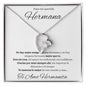 Regalo de lujo para hermana Collar con cristales de circonio para hermana Collar ajustable para hermana Regalo sentimental para hermana