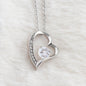 Sister Gifts in Spanish Collar De Corazon Para mi Querida Hermana Regalos De Cumpleaños Para Hermana Aniversario Regalo de Amor Para Hermana Collar Acabado Oro Blanco 14k o Oro Amarillo 18k Para Hermana