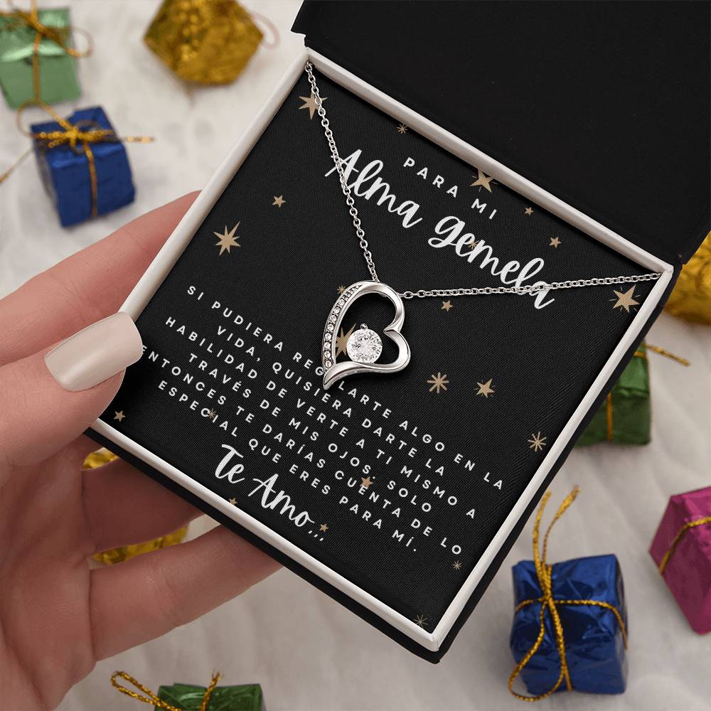 Regalo Para Mujer Collar Regalo De Cumpleaños Para Mi Novia, Pareja, Esposa Aniversario, En Español , Celebración Dia De La Madre , Regalo Navidad Para Mi Alma Gemela