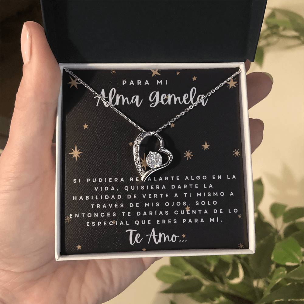 Regalo Para Mujer Collar Regalo De Cumpleaños Para Mi Novia, Pareja, Esposa Aniversario, En Español , Celebración Dia De La Madre , Regalo Navidad Para Mi Alma Gemela