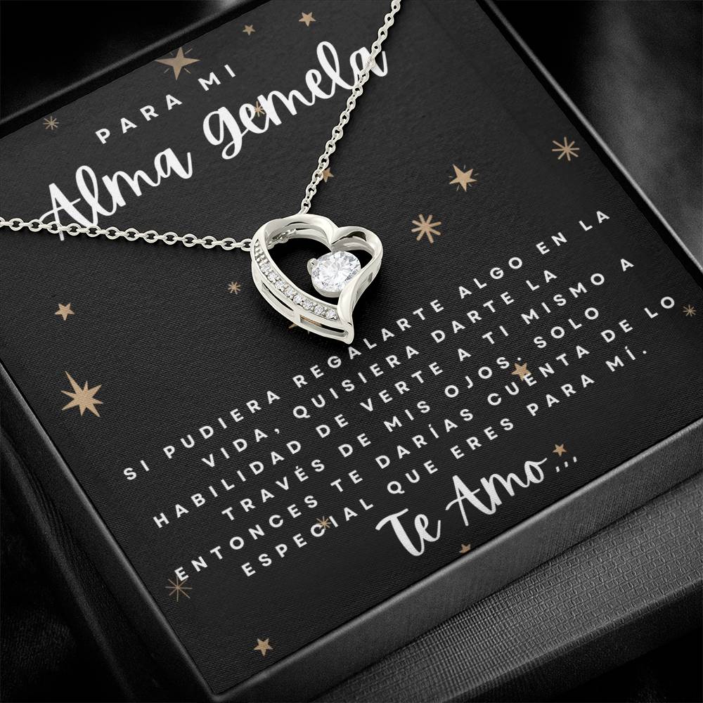 Regalo Para Mujer Collar Regalo De Cumpleaños Para Mi Novia, Pareja, Esposa Aniversario, En Español , Celebración Dia De La Madre , Regalo Navidad Para Mi Alma Gemela