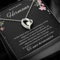 Sister Gifts in Spanish Collar De Corazon Para mi Querida Hermana Regalos De Cumpleaños Para Hermana Aniversario Regalo de Amor Para Hermana Collar Acabado Oro Blanco 14k o Oro Amarillo 18k Para Hermana