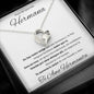 Regalo de lujo para hermana Collar con cristales de circonio para hermana Collar ajustable para hermana Regalo sentimental para hermana
