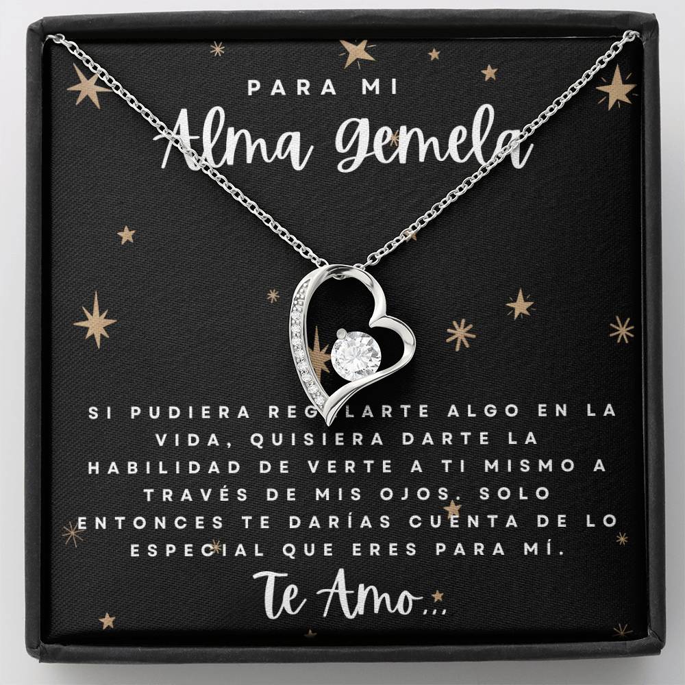 Regalo Para Mujer Collar Regalo De Cumpleaños Para Mi Novia, Pareja, Esposa Aniversario, En Español , Celebración Dia De La Madre , Regalo Navidad Para Mi Alma Gemela