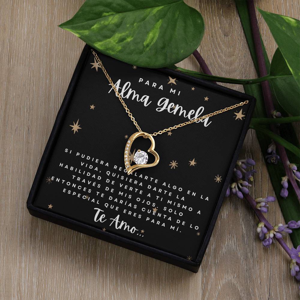 Regalo Para Mujer Collar Regalo De Cumpleaños Para Mi Novia, Pareja, Esposa Aniversario, En Español , Celebración Dia De La Madre , Regalo Navidad Para Mi Alma Gemela