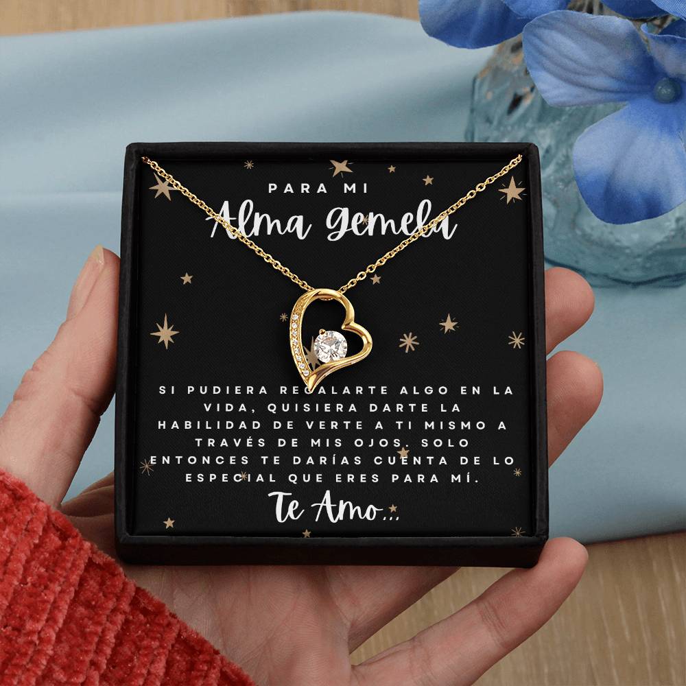 Regalo Para Mujer Collar Regalo De Cumpleaños Para Mi Novia, Pareja, Esposa Aniversario, En Español , Celebración Dia De La Madre , Regalo Navidad Para Mi Alma Gemela