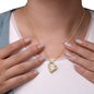 Sister Gifts in Spanish Collar De Corazon Para mi Querida Hermana Regalos De Cumpleaños Para Hermana Aniversario Regalo de Amor Para Hermana Collar Acabado Oro Blanco 14k o Oro Amarillo 18k Para Hermana