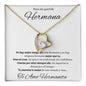 Regalo de lujo para hermana Collar con cristales de circonio para hermana Collar ajustable para hermana Regalo sentimental para hermana