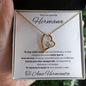 Regalo de lujo para hermana Collar con cristales de circonio para hermana Collar ajustable para hermana Regalo sentimental para hermana