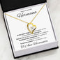 Regalo de lujo para hermana Collar con cristales de circonio para hermana Collar ajustable para hermana Regalo sentimental para hermana