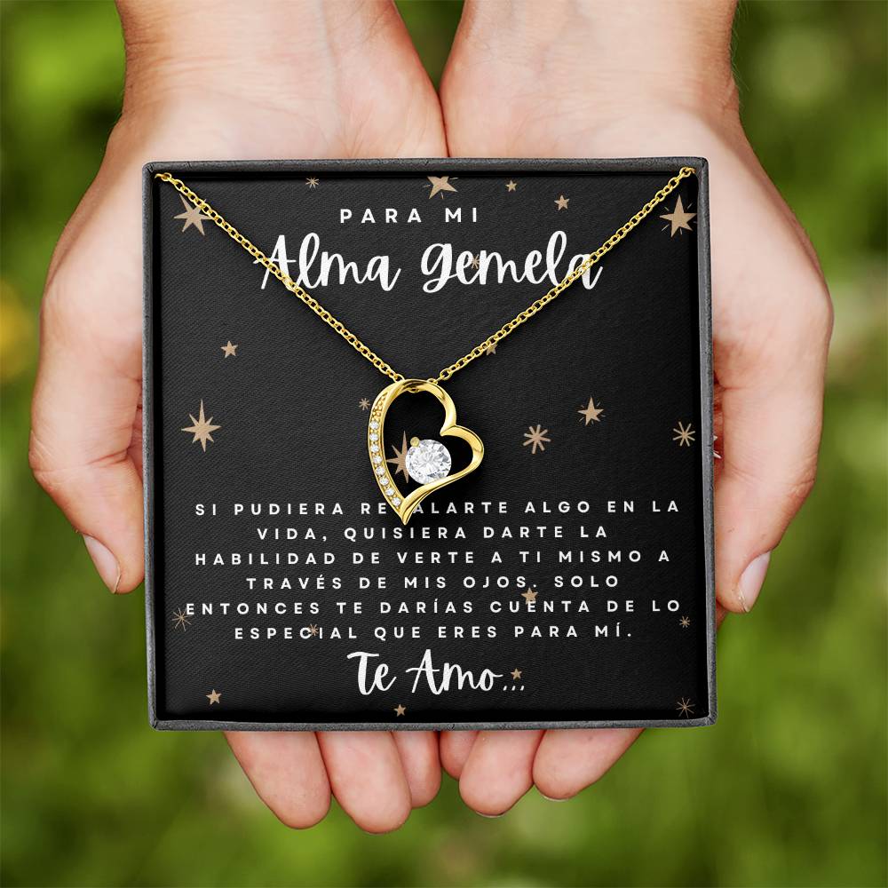 Regalo Para Mujer Collar Regalo De Cumpleaños Para Mi Novia, Pareja, Esposa Aniversario, En Español , Celebración Dia De La Madre , Regalo Navidad Para Mi Alma Gemela