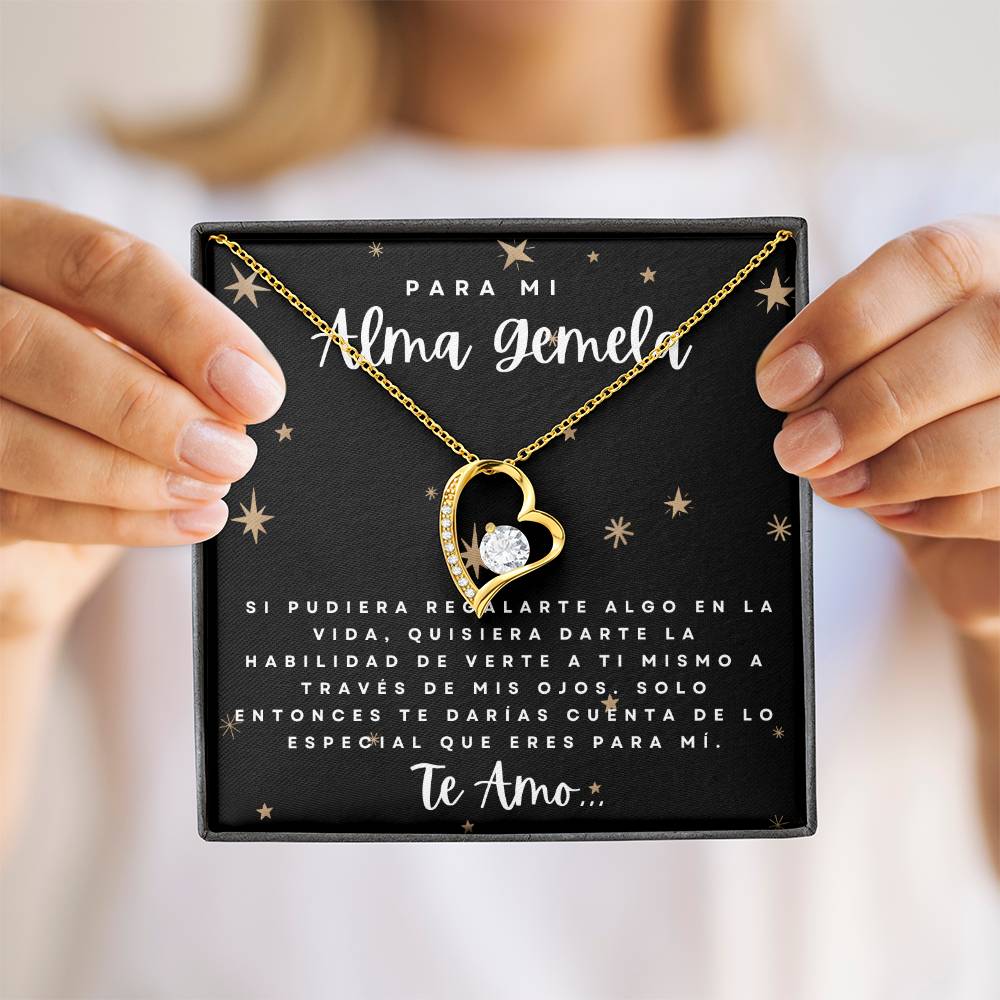 Regalo Para Mujer Collar Regalo De Cumpleaños Para Mi Novia, Pareja, Esposa Aniversario, En Español , Celebración Dia De La Madre , Regalo Navidad Para Mi Alma Gemela