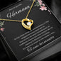 Sister Gifts in Spanish Collar De Corazon Para mi Querida Hermana Regalos De Cumpleaños Para Hermana Aniversario Regalo de Amor Para Hermana Collar Acabado Oro Blanco 14k o Oro Amarillo 18k Para Hermana