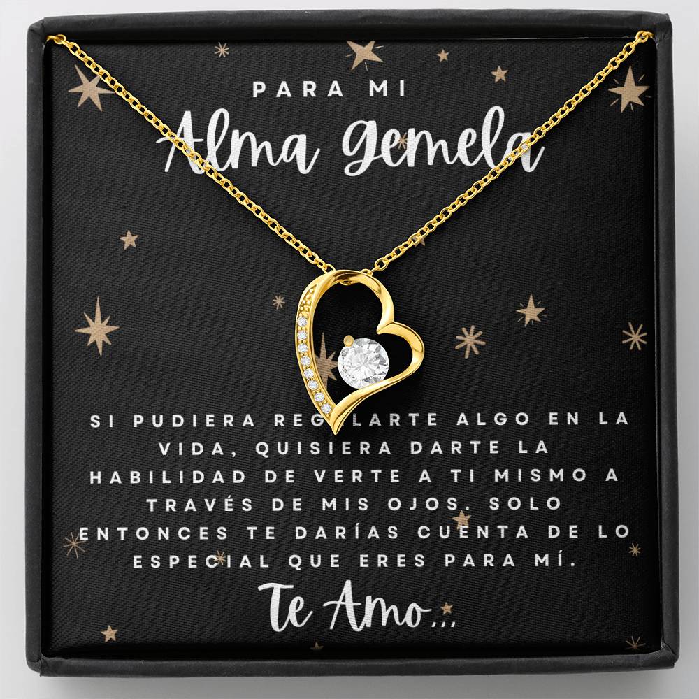 Regalo Para Mujer Collar Regalo De Cumpleaños Para Mi Novia, Pareja, Esposa Aniversario, En Español , Celebración Dia De La Madre , Regalo Navidad Para Mi Alma Gemela