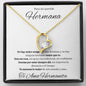 Regalo de lujo para hermana Collar con cristales de circonio para hermana Collar ajustable para hermana Regalo sentimental para hermana