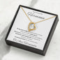 Regalo de lujo para hermana Collar con cristales de circonio para hermana Collar ajustable para hermana Regalo sentimental para hermana