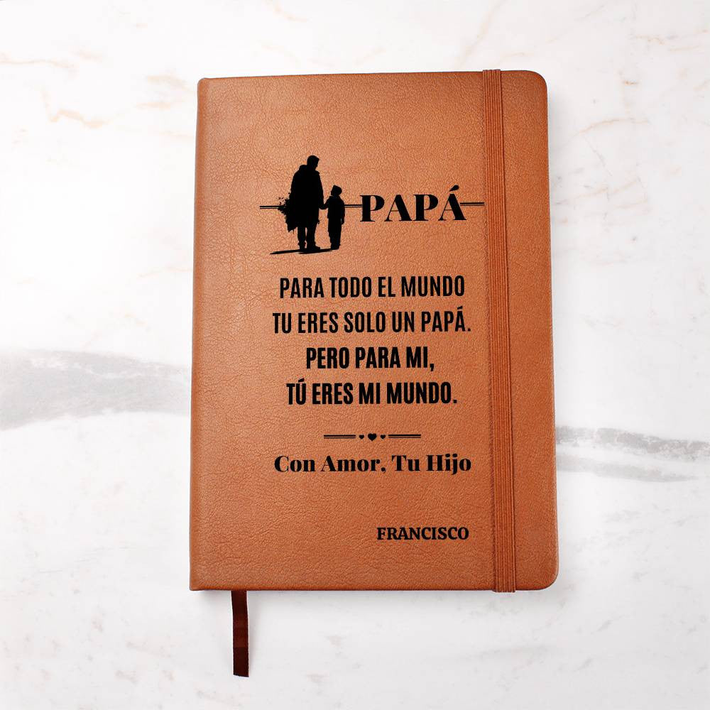 Regalo Para Papa Journal Personalizado Fom Son to Dad