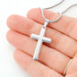 Regalo Para MI Hija Collar Con Colgante De Crucifijo Desde Que Nacistes Regalo para Hija