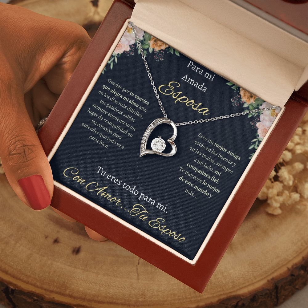 Regalo Para Esposa Collar De Corazon